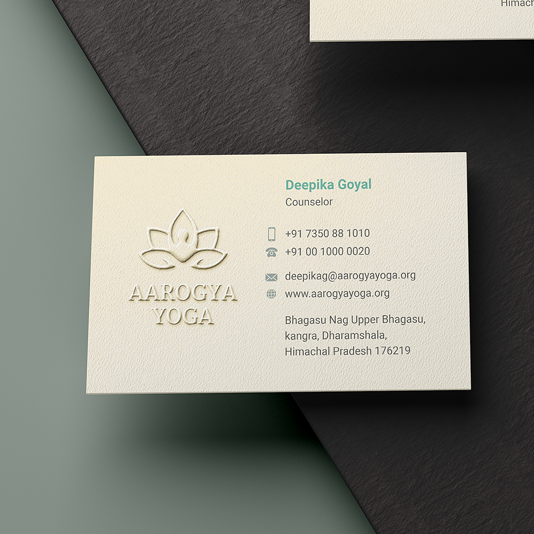 Embossed Business Cards