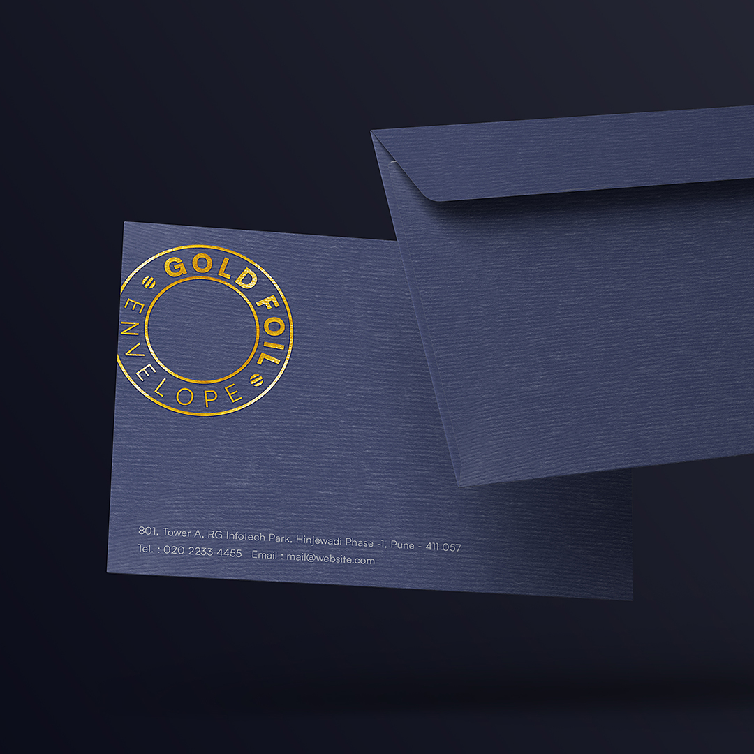 Gold Foil envelope