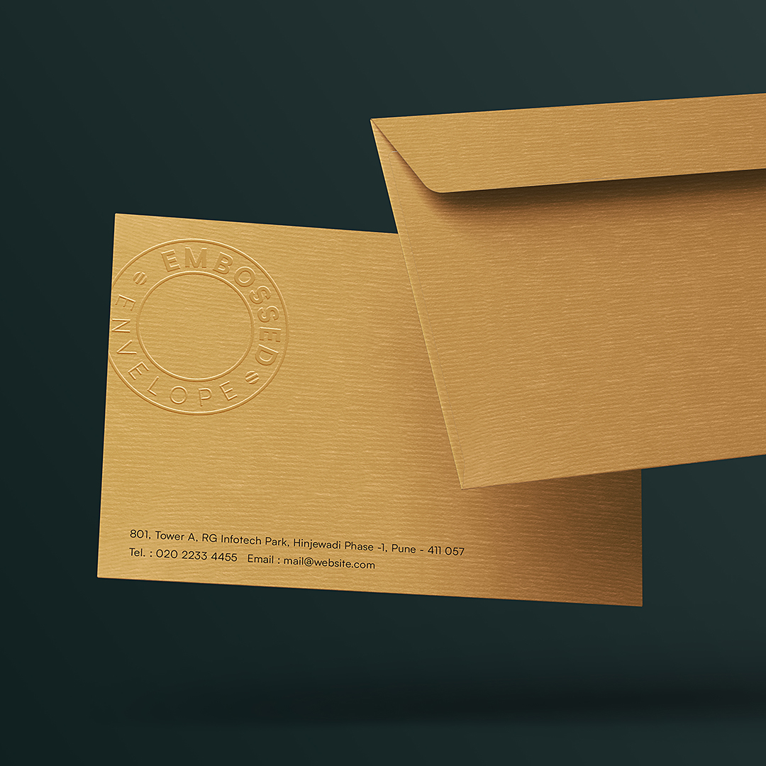 Embossed envelope